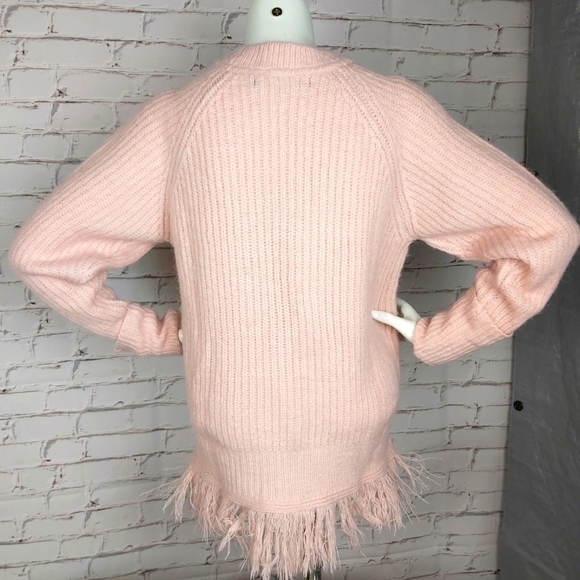 VERO Moda Pink Fridged Sweater - Picture 3 of 7